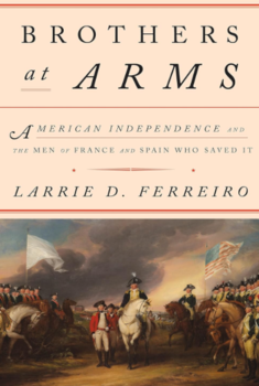 The cover of the book, "Brothers at Arms"